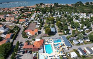 Vue aérienne camping